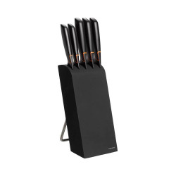 Bloc de 5 couteaux Edge de marque FISKARS, référence: B3481400