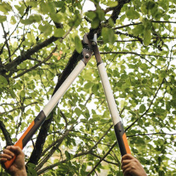 Coupe-branches Powergear X - L à crémaillère et à lame franche 80 cm - Ø 50 mm - FISKARS