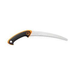 Scie de jardin professionnelle 24 cm - Lame courbe de marque FISKARS, référence: J3910200