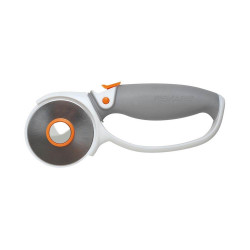 Cutter Rotatif Titanium Ø60 mm - Poignée Softgrip de marque FISKARS, référence: B4236000