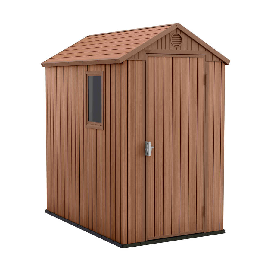 ABRI JARDIN RESINE - DARWIN - 2M² - MARRON