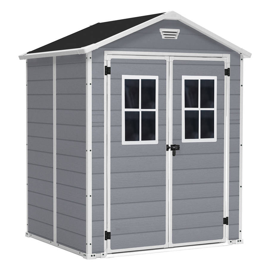 ABRI JARDIN RESINE - PREMIUM 65 DPF- 2,3M² - GRIS