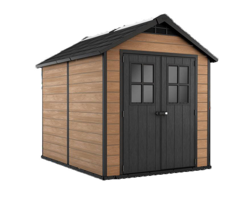 ABRI JARDIN RESINE - WOODIUM 759 - 5,7m²- MARRON