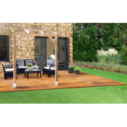 TOIT TERRASSE BOIS 3X2 SANS TOIT - CHALET & JARDIN