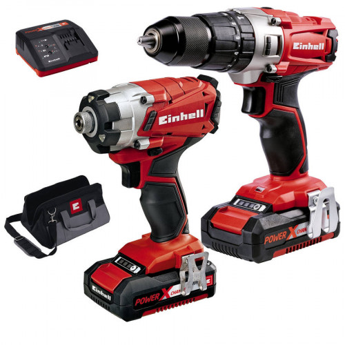 Kit outils 18V 2.0Ah Twinpack - EINHELL 