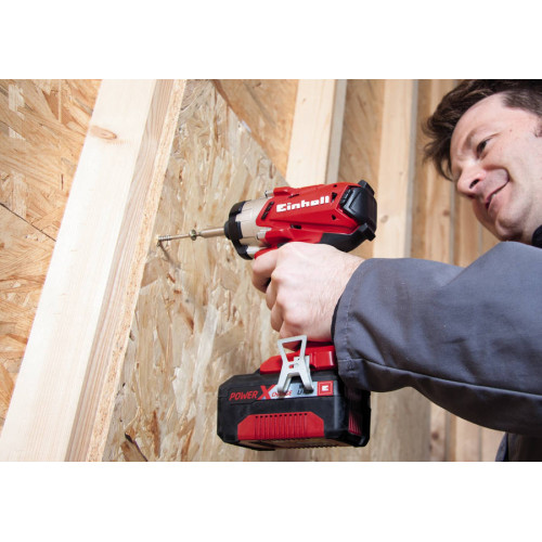 Pack perceuse-visseuse à percussion et visseuse à chocs sans fil – Power X-Change – 18 V – 2 outils – Batteries et chargeur incl - EINHELL 