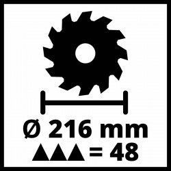 Scie à onglet radiale TC-SM 216 - EINHELL 