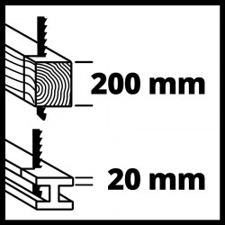 Scie universelle "sabre" TE-AP 950 E - EINHELL 