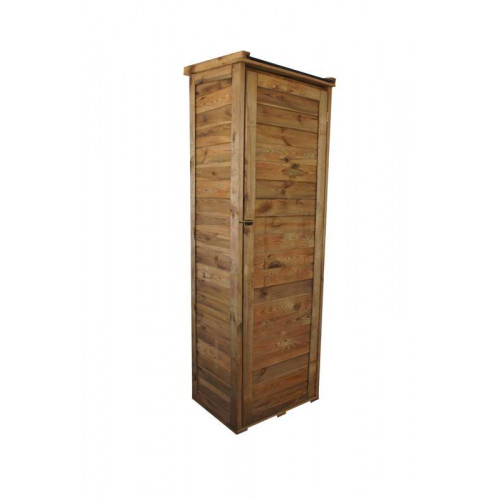 Armoire de jardin pin autoclave FSC Hauteur 200 cm Armoire en bois armoire  - Ciel & terre