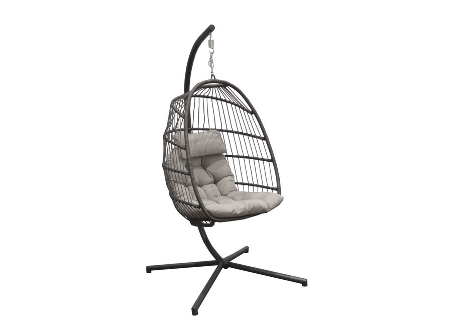 Fauteuil suspendu - Gris kiwi