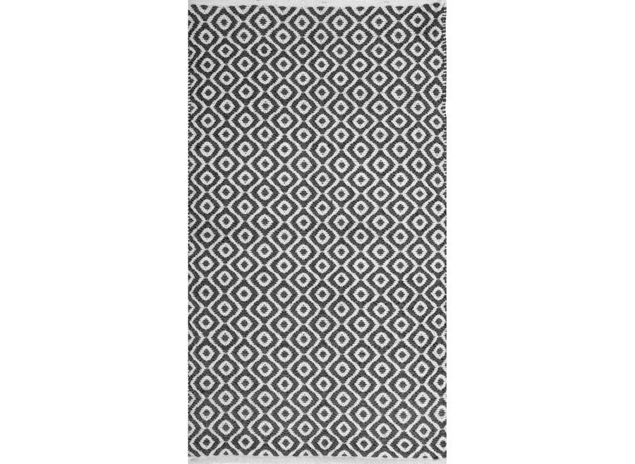 Tapis d'extérieur polyethylene 160x230 - nilborg gris
