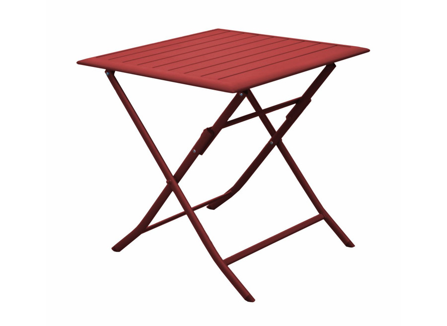Table Lorita 70x70 cm - rouge