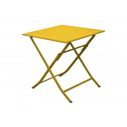 Table Lorita 70x70 cm - tournesol de marque PROLOISIRS, référence: J5424300