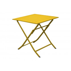 Table Lorita 70x70 cm - tournesol - PROLOISIRS