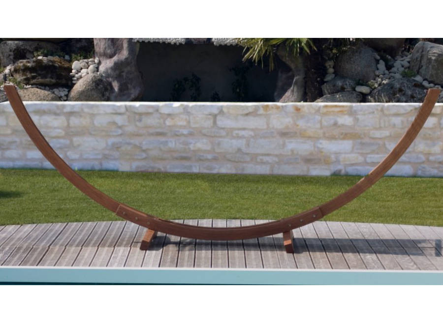 Support hamac arc meleze fsc (sans toile) - Naturel