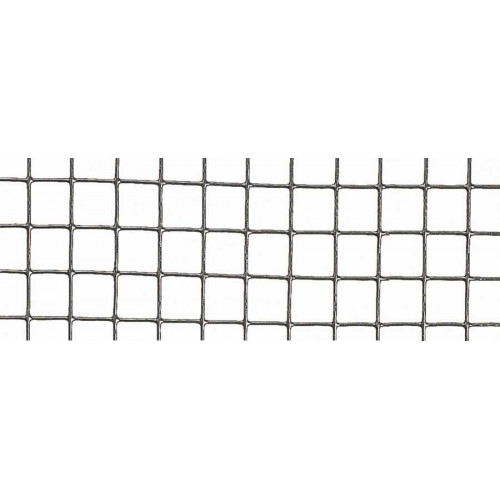 Grillage metal galva carré 1,2cm - 0,5 x 25 m - gris - NORTENE 