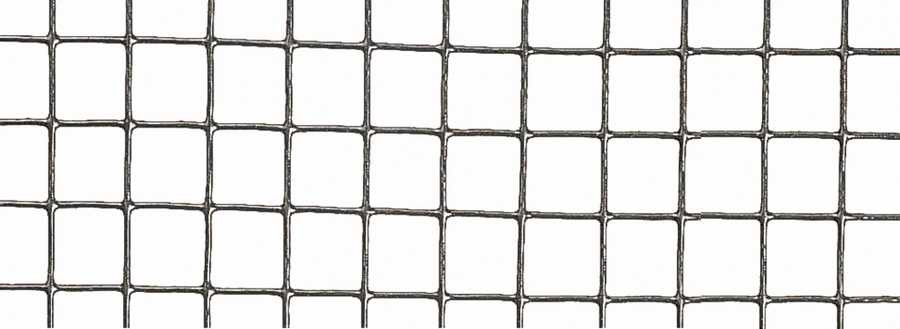 Grillage metal galva carré 1,2cm - 0,5 x 10 m - gris