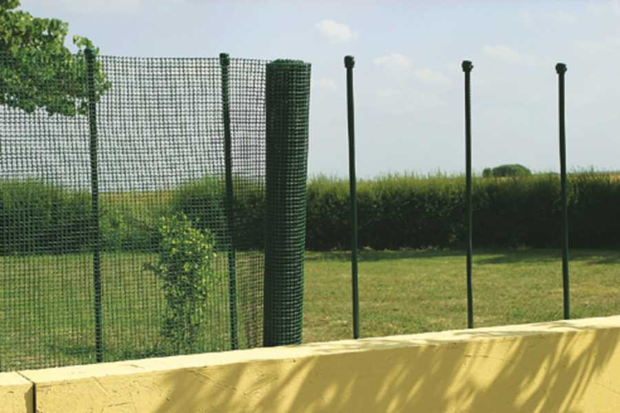 Grillage plastique maille 0,5 cm - vert - 1 x 25 m CUADRANET