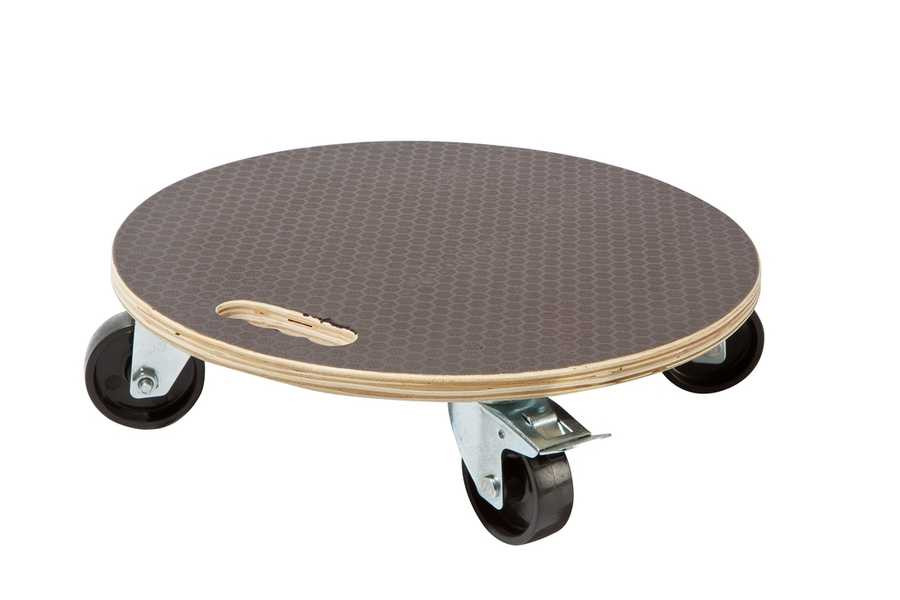 Support à roulettes bois très résistant Flora Roll Strong - 50 cm