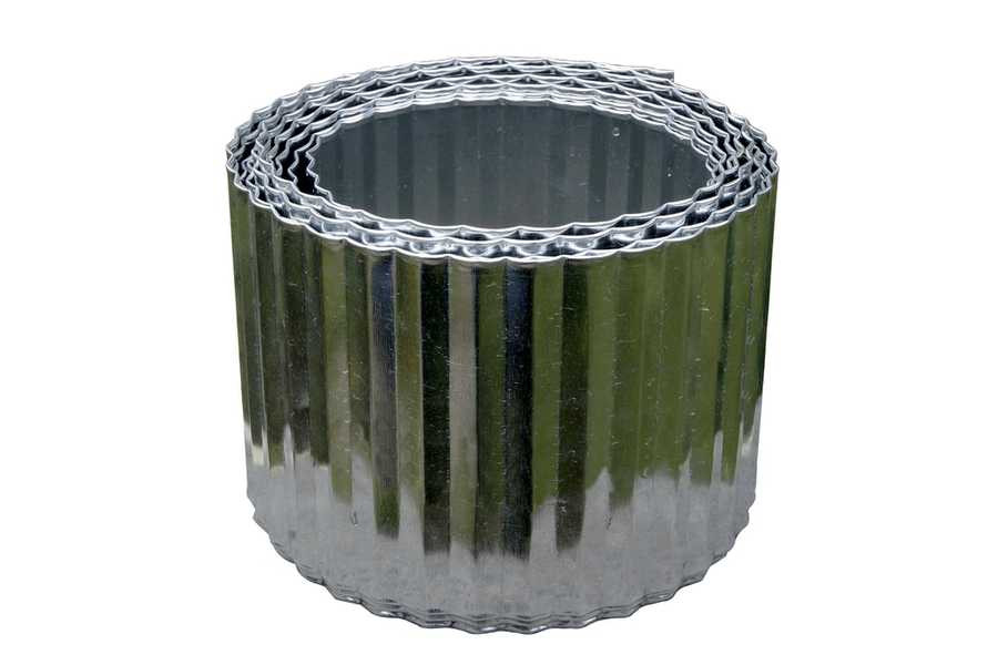 Bordure acier ondulé - 600 x H 14 cm - acier