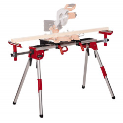 Piètement stationnaire universel en aluminium pour scies à onglet – charge 100 kg - EINHELL