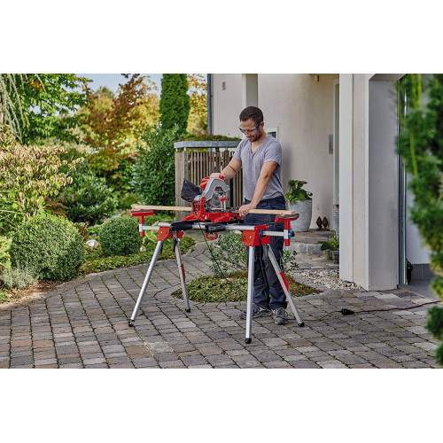 Piètement stationnaire universel en aluminium pour scies à onglet – charge 100 kg - EINHELL 