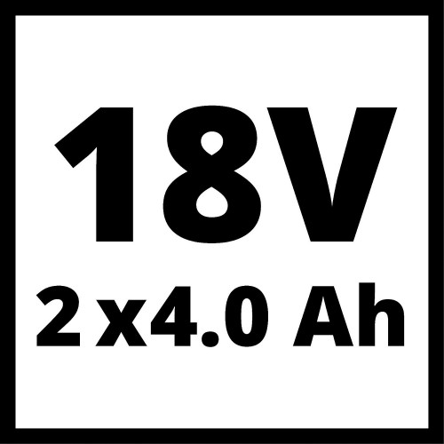 Batteries Twinpack 18V 2x4,0Ah Power X-Change - EINHELL 