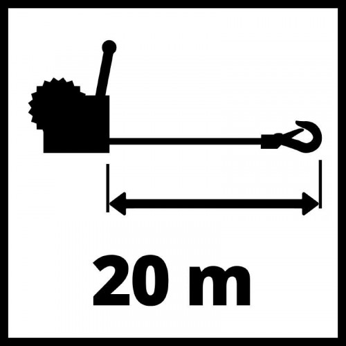 Palan manuel TC-WI 800 - capacité 800 Kg - cable 20m - EINHELL 