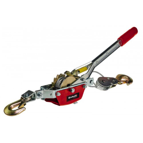 Palan à levier TC-LW 1000 – traction jusqu’à 1 000 kg – câble acier 2,2 m - EINHELL 