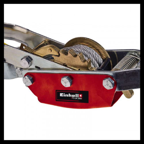 Palan à levier TC-LW 2000 – traction jusqu’à 2 000 kg – câble acier 3,3 m - EINHELL 