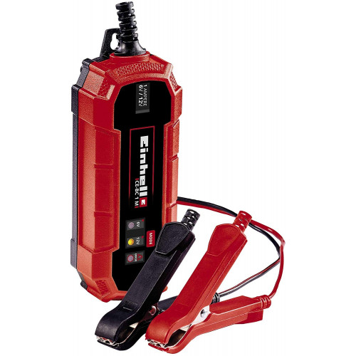 Chargeur de batterie CE-BC 1 M – 6 V / 12 V – charge intelligente pour batteries 3 à 32 Ah - EINHELL 