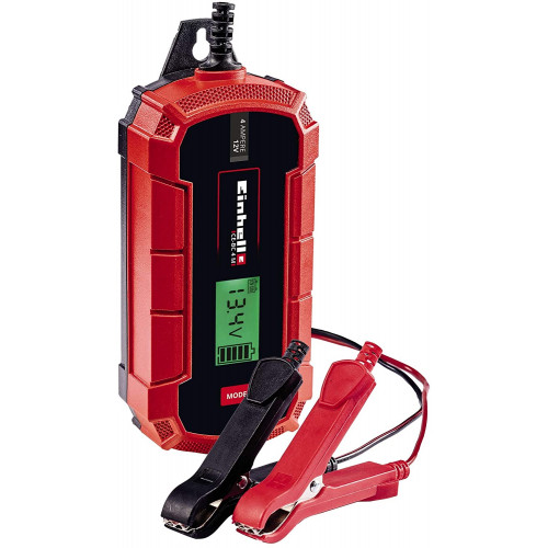 Chargeur de batterie CE-BC 4 M – 12 V – charge intelligente avec écran LCD et modes hiver, reconditionnement et alimentation - EINHELL 
