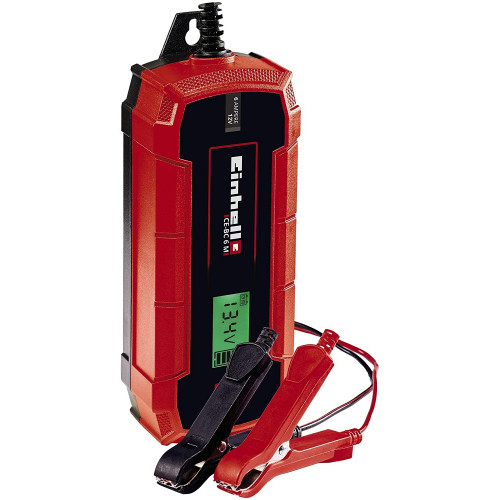 Chargeur de batterie CE-BC 6 M – 12 V – charge intelligente avec écran LCD, modes hiver, reconditionnement et alimentation - EINHELL 