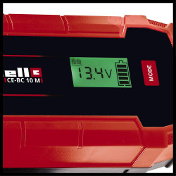 Chargeur de batterie CE-BC 10 M – 12 V – charge intelligente microprocesseur, écran LCD, modes hiver, reconditionnement et alime - EINHELL 