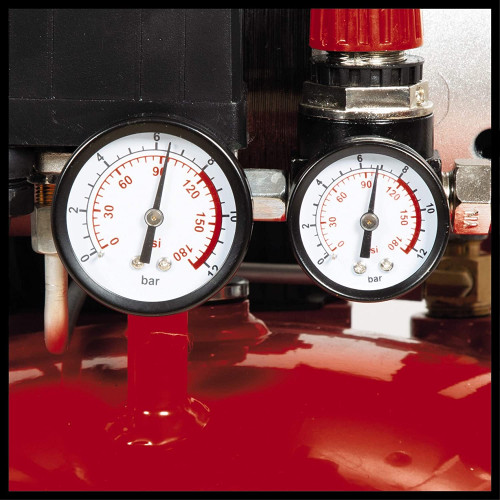 Compresseur silencieux TE-AC 24 Silent – 24 L – 8 bar – 57 dB – moteur sans huile 750 W - EINHELL 