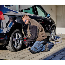 Clé à chocs pneumatique TC-PW 610 – 610 Nm – 6,3 bar – coffret avec accessoires - EINHELL 