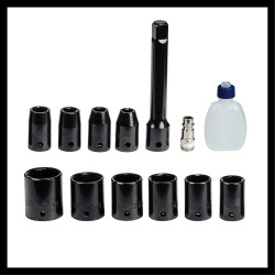 Clé à chocs pneumatique TC-PW 610 – 610 Nm – 6,3 bar – coffret avec accessoires - EINHELL 