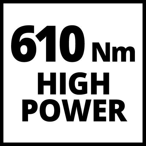 Clé à chocs pneumatique TC-PW 610 – 610 Nm – 6,3 bar – coffret avec accessoires - EINHELL 