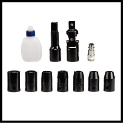 Visseuse-clé à chocs pneumatique TC-PR 68 – 68 Nm – coffret avec accessoires - EINHELL 