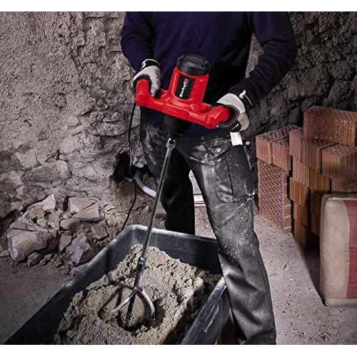 Mélangeur peinture et mortier TC-MX 1200 E – 1 200 W – variateur électronique – M14 – avec mélangeur Ø 100 mm - EINHELL 