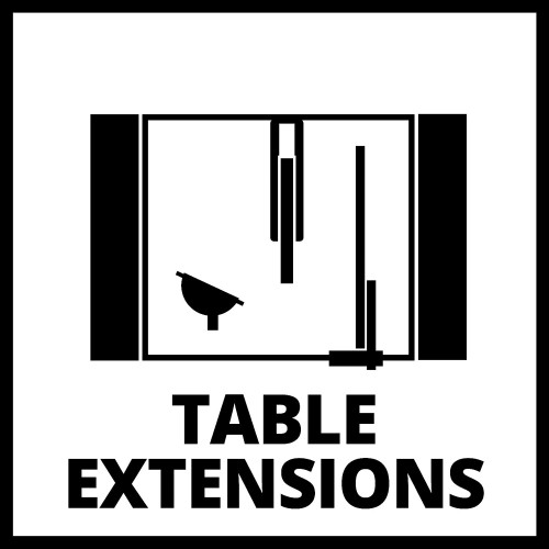 Scie circulaire sur table TC-TS 2025/2 U – 1 800 W – lame Ø 250 mm – extensions latérales – hauteur de coupe 85 mm - EINHELL 