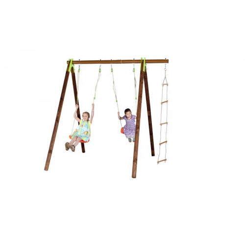 Trigano Portique Xylo Techwood Metal Bois Hors Tout 5 60m 2