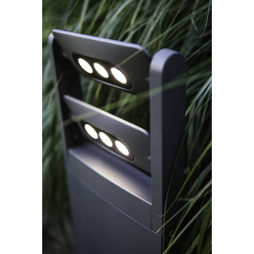 Borne Gris Foncé MINI LEDSPOT, LED Intégrée, 18W , 1210 lumens, 4000K, IP65, 230V, Classe I - CALI