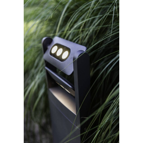 Borne Gris Foncé MINI LEDSPOT, LED Intégrée, 18W , 1210 lumens, 4000K, IP65, 230V, Classe I - CALI