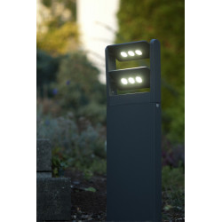Borne Gris Foncé MINI LEDSPOT, LED Intégrée, 18W , 1210 lumens, 4000K, IP65, 230V, Classe I - CALI
