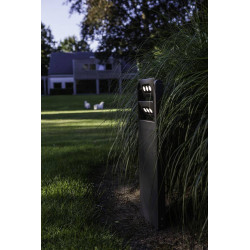 Borne Gris Foncé MINI LEDSPOT, LED Intégrée, 18W , 1210 lumens, 4000K, IP65, 230V, Classe I - CALI