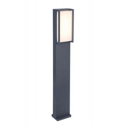 Borne Gris Foncé QUBO, LED Intégrée, 18W, 1100 lumens, 3000K, IP54, 230V, Classe I - CALI