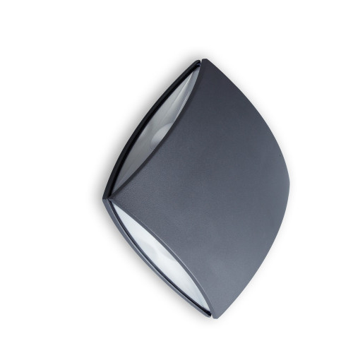 Applique Gris Foncé PILO, LED Intégrée, 11W, 760 lumens, 4000K, IP54, 230V, Classe I - CALI