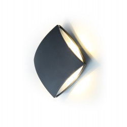 Applique Gris Foncé PILO, LED Intégrée, 11W, 760 lumens, 4000K, IP54, 230V, Classe I - CALI