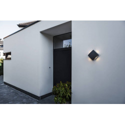 Applique Gris Foncé PILO, LED Intégrée, 11W, 760 lumens, 4000K, IP54, 230V, Classe I - CALI